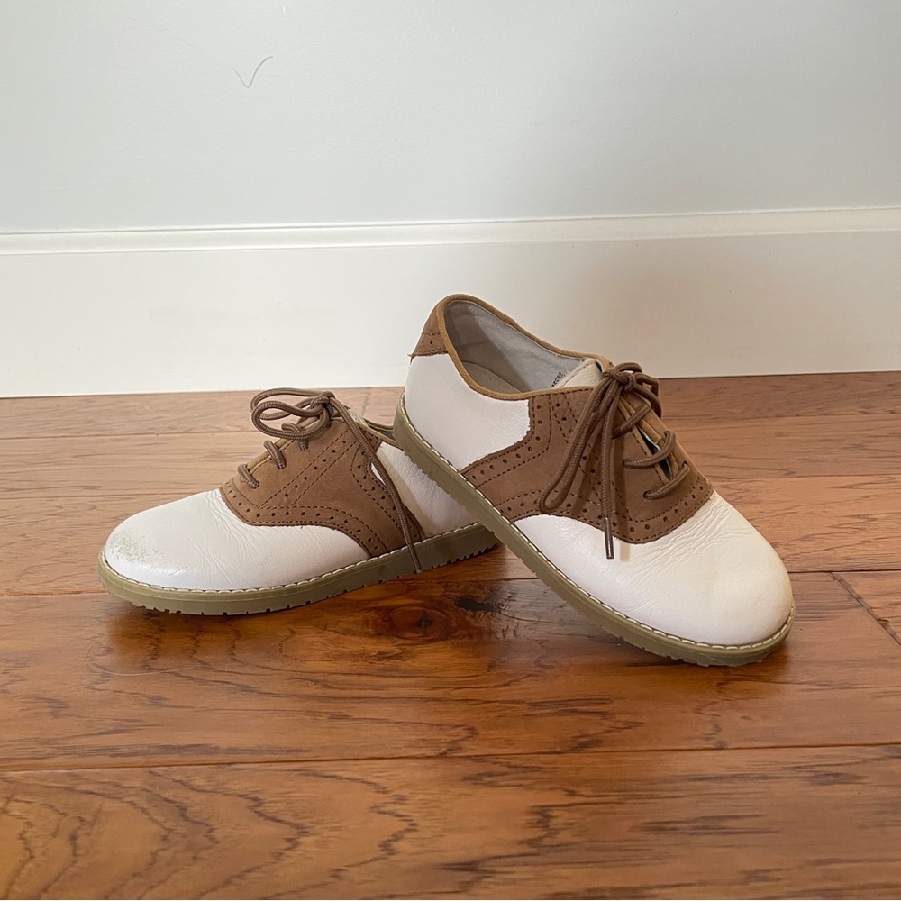 L'Amour Luke Two Tone Leather Saddle Shoe